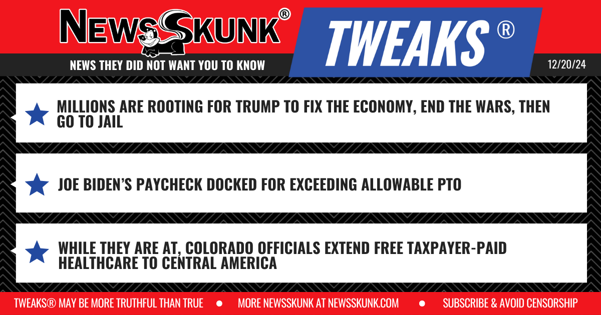 24 12 20 1RD Rooting for Trump; Biden Exceeds PTO, Colorado Extends Free Healthcare to Central America