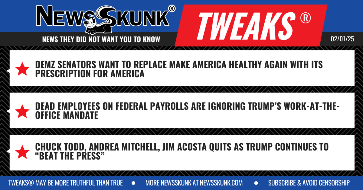25 02 01 1BD Prescription for America; Dead Employees Not Coming to Office; Beat The Press