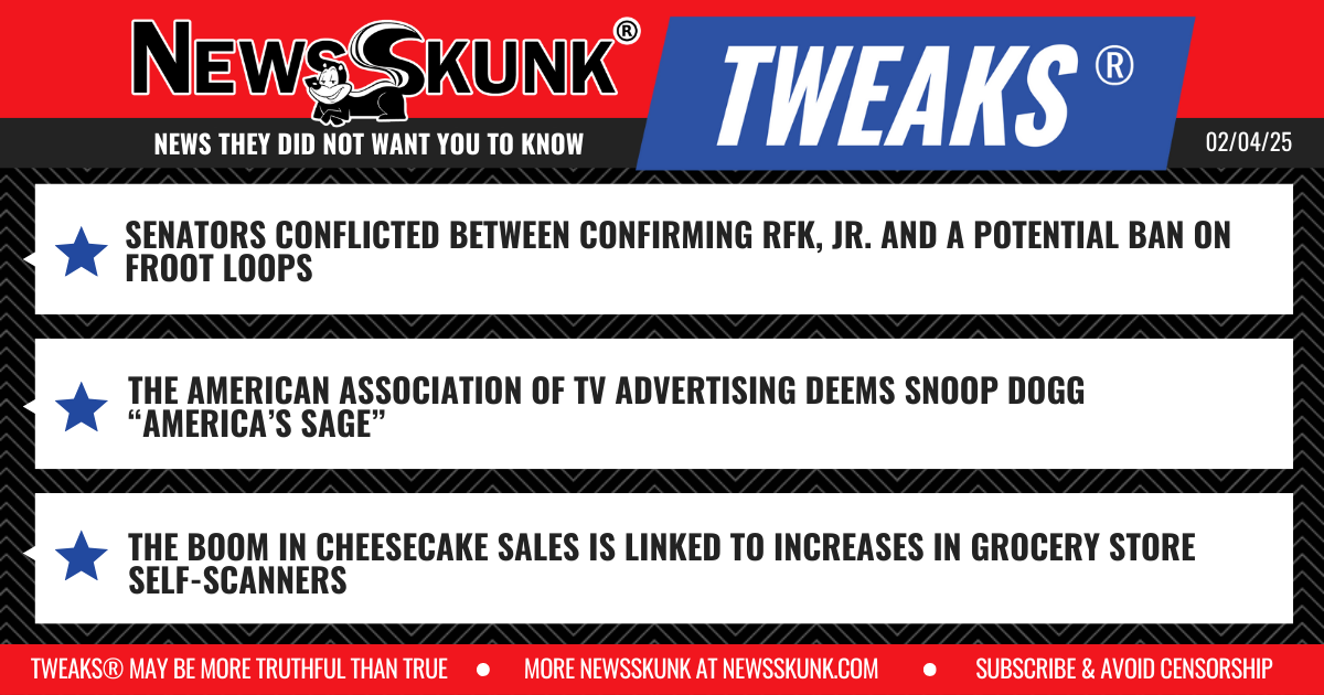 25 02 04 1RD RFK Jr. or Froot Loops; Snoop Dogg America's Sage; Cheesecake Sales Enabled by Self Scanners