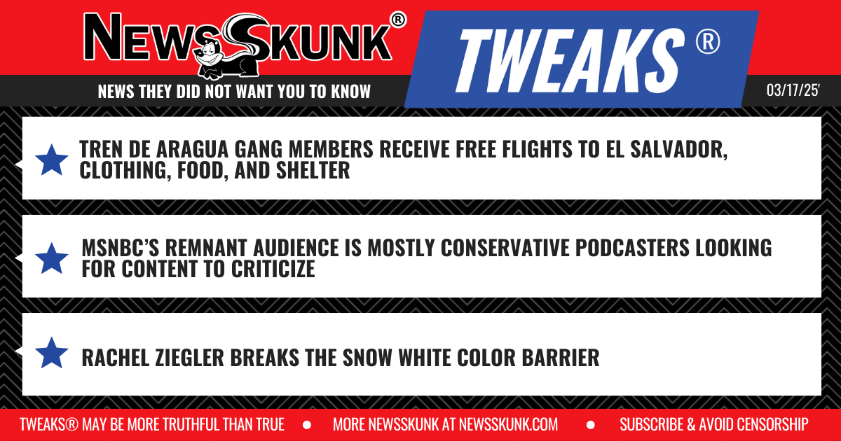 25 03 17 1BD Tren de Aragua Free Stuff; MSNBC's Remnant Audience; Rachel Ziegler Breaks Color Barrier