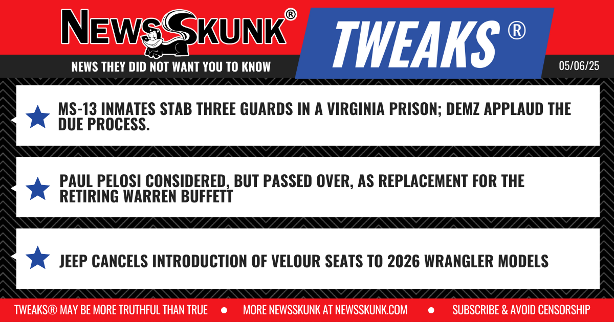 25 05 06 1RD MS 13 Stabbings Due Process; Paul Pelosi Not Replacing Warren Buffett; Jeep Cancels Velour Seats