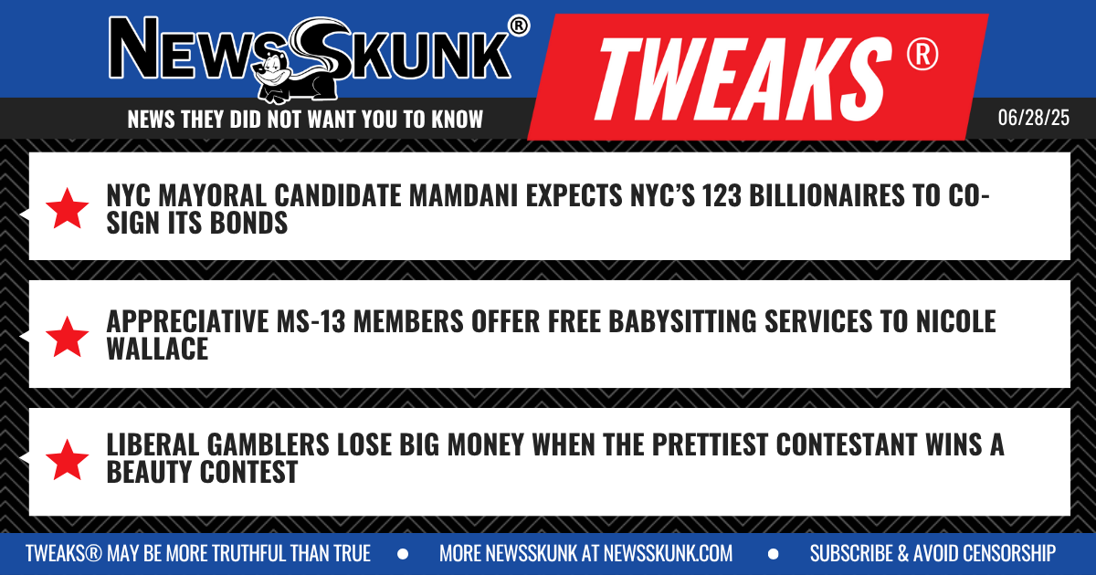 25 06 28 1BD Mamdanii Want Billionairres to Cosign NYC Bonds; MS 13 Offers Free Babysitting to Nicole Wallace; Prettiest Wins Beauty Contest