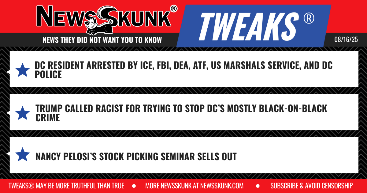 25 08 16 1RD DC Resident Arrested by Everyone; Trump Racist for Fighting Black on Black Crime; Pelosi Stock Seminar Sells Out