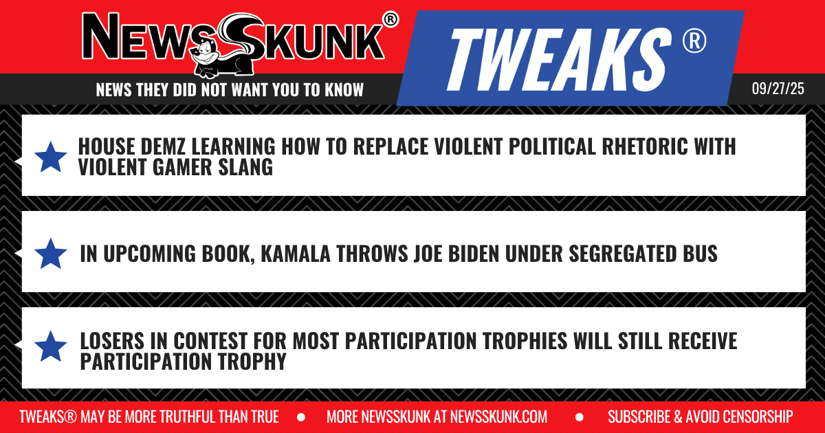 25 09 27 1RD Demz Learning Violent Gamer Slang; Kamala Throws Biden Under Segregated Bus; Participation Contest Losers Get Participation Trophies