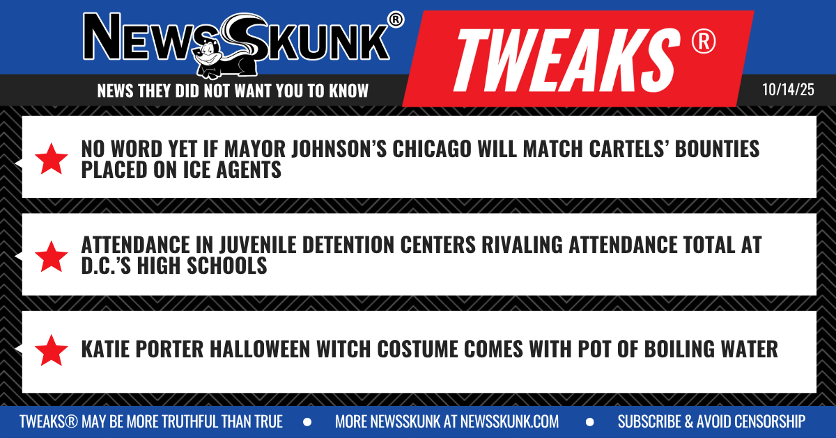 25 10 14 1BD Chicago to Match Cartel ICE Bounties; DC School Attendance Similar to Juvenile Detention; Katie Porter Hallowen Costumes