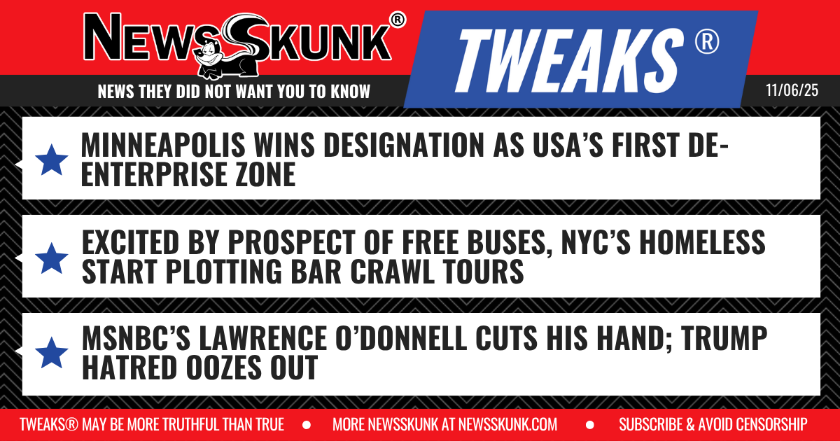 25 11 06 1RM Minneaplolis First De Enterprise Zone; NYC Homeless Plan Free Bus Bar Crawls; Lawrence O Donnell Oozes Trump Hatred