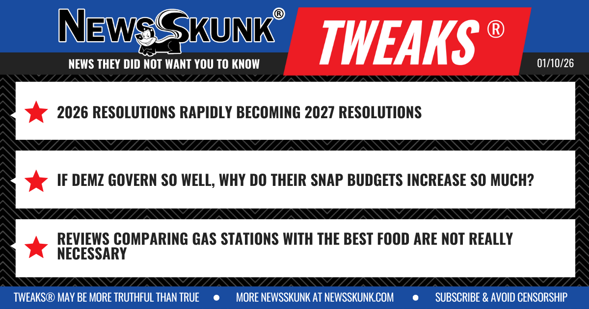 26 01 10 1BD 2026 Resolutions Now 2027; Demz SNAP Budgets Always Increase; Gas Station Food Reviews Not Necessary