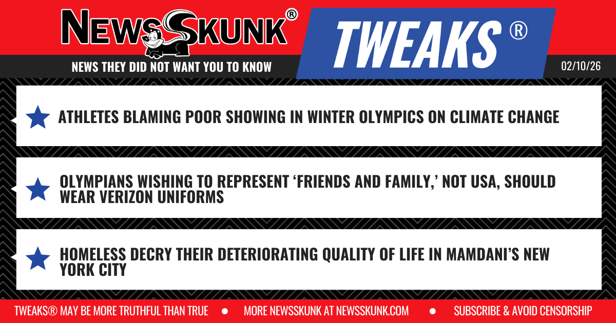 26 02 10 1RD Olympic Team Blames Climate Change; Verizon Olympians; NYC Homeless Decry Deteriorating Conditions