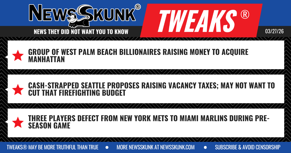 26 03 27 1BD West Palm Beach Billionaires to Buy Manhatten; Seattle to Raise Vacancy Taxes; Three Players Defect from NY Mets to Miami Marlins
