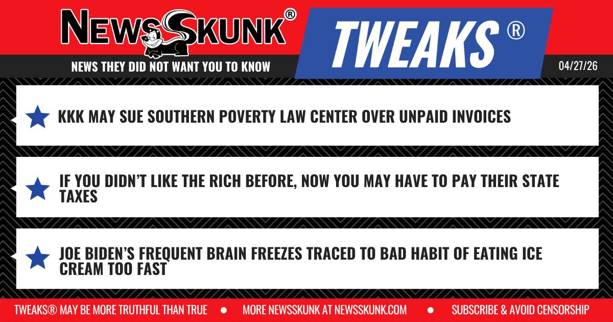 26 04 27 1RD KKK to Sue SPLC For Unpaid Bills; Now You Pay Rich People's Taxes; Biden Brain Freezes From Eating Ice Creams Too Fast