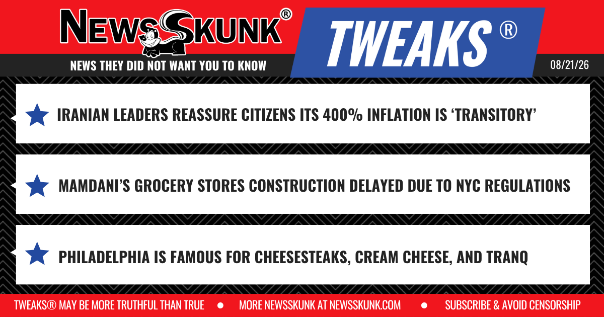 26 08 21 1BD Iran Inflation is Transitory; Regulations Slow Mamdani Grocery Stores; Philly Famous for Cheesesteaks and Tranq