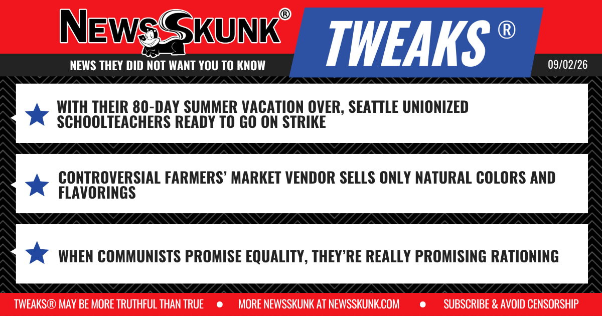 26 09 02 1RD Seatlle Teachers Ready to Strike; Farmers Market Vendor Sells Natural Coloring and Flavorings; Communist Equality Means Rationing